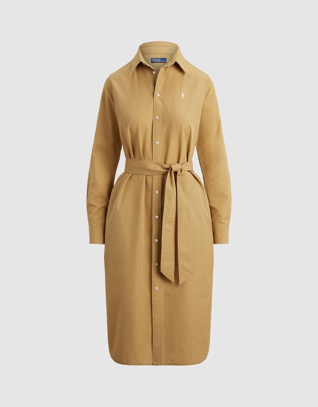 Polo Ralph Lauren - Cotton-Linen Belted Shirtdress