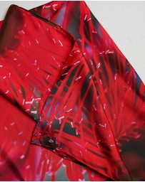 Lindsay Nicholas New York - Melbourne Scarlet Burst Silk Scarf