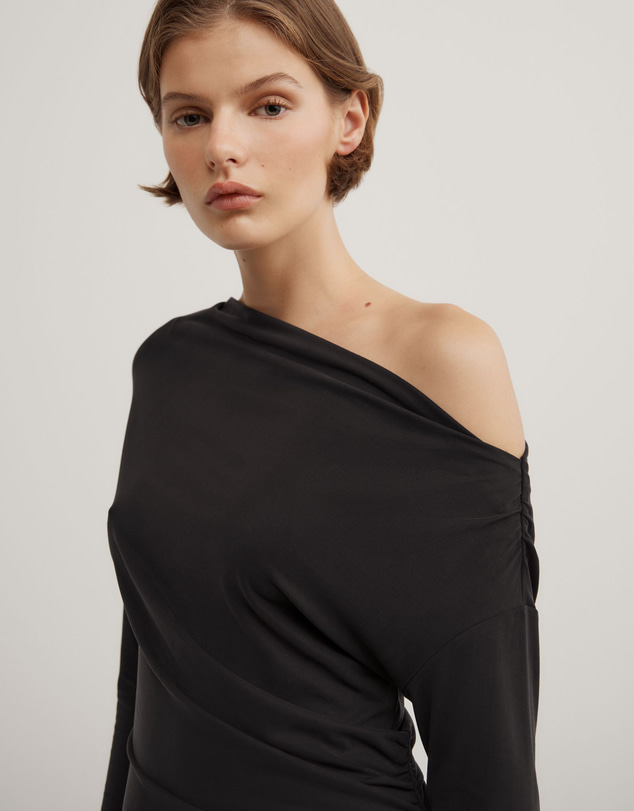 Witchery - Asymmetric Tunic Long Sleeve Top