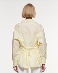Soon Maternity - Ella Back Tie Cotton Shirt