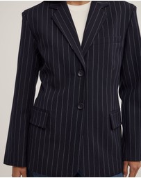 Witchery - Belted Pinstripe Blazer