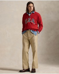Polo Ralph Lauren - Vintage Fit USA Collared Sweatshirt