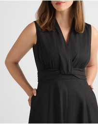 David Lawrence - Keets Stretch Linen Dress