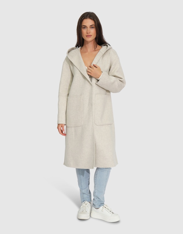 Belle & Bloom - Walk This Way Wool Blend Oversized Coat