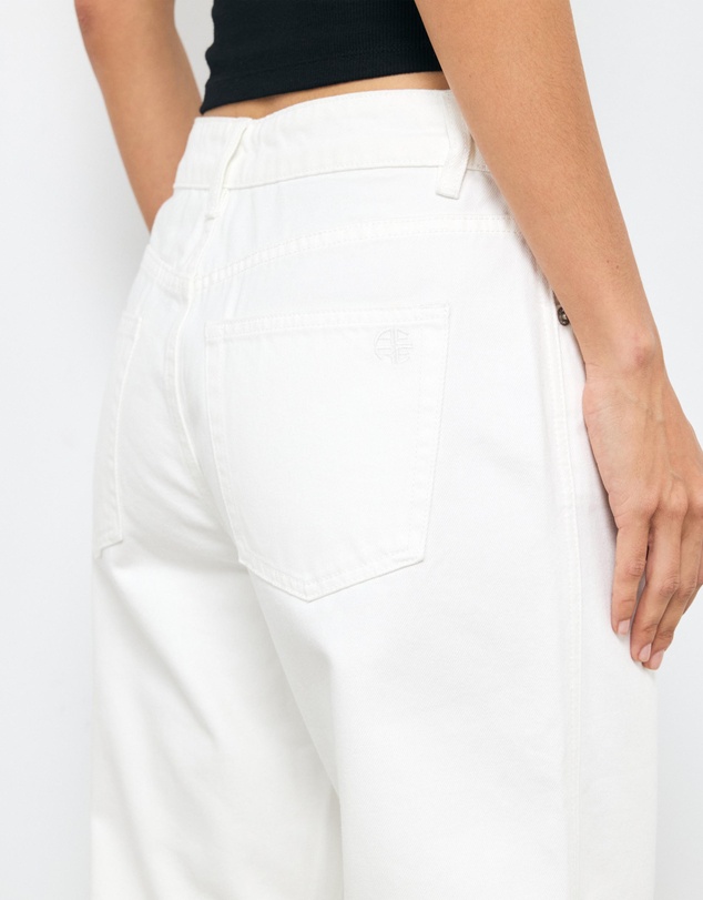 AERE - Mid Rise Curve Leg Jeans
