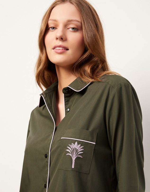 Wanderluxe Sleepwear - The Fern Night Shirt
