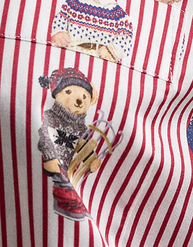 Polo Ralph Lauren - Madison Cotton Long Sleeve Button Down Pyjama Set