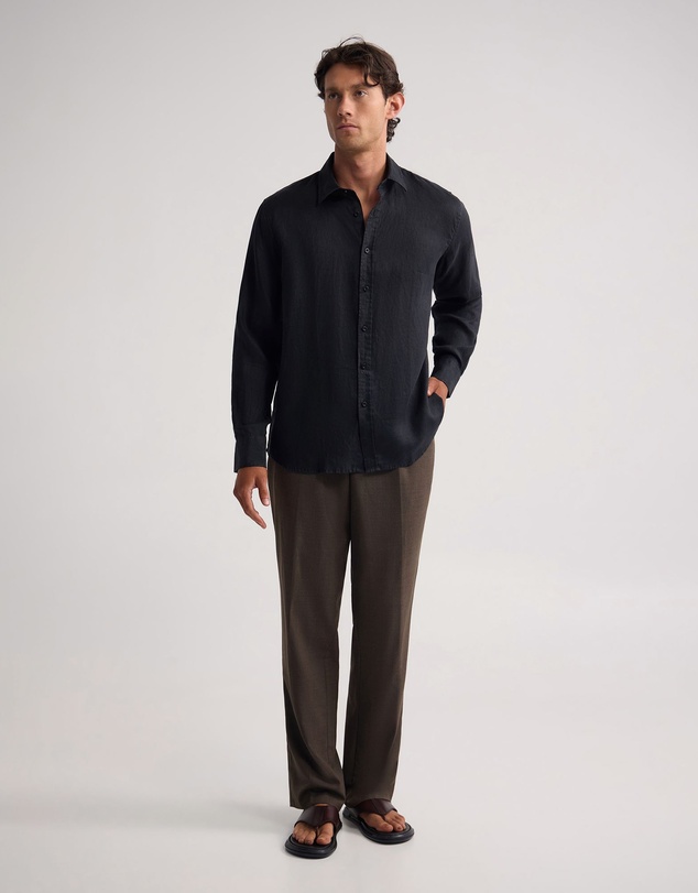 Oxford - Cooper Ls French Linen Shirt