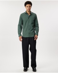 Calvin Klein - Poplin Stretch Stripe Shirt