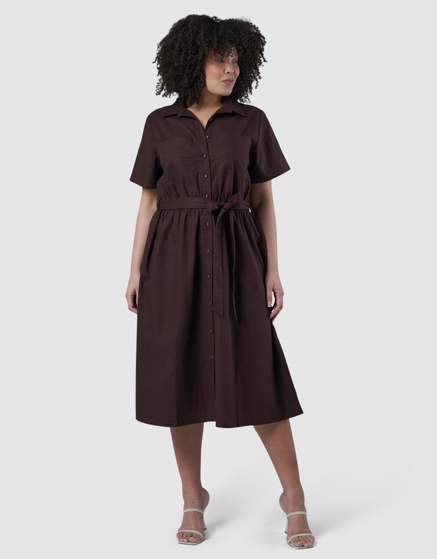 Something 4 Olivia - Frankie Shirt Midi Dress
