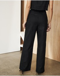 Atmos&Here - Arden Linen Blend Pants