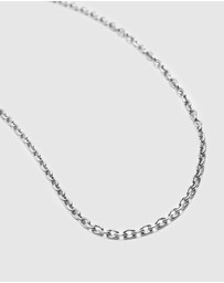Nialaya Jewellery - Men's Stainless Steel Cable Chain