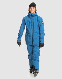 Quiksilver - Mens S Carlson Stretch Quest Technical Snow Jacket