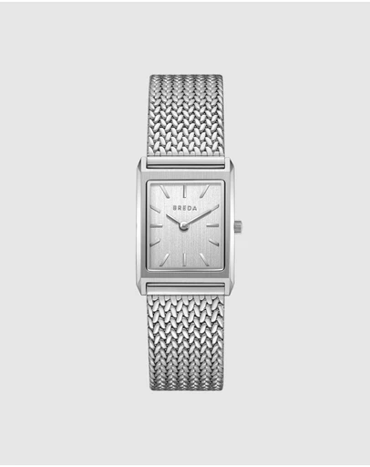 Breda - Virgil Tethered Metal Mesh Watch, 20MM