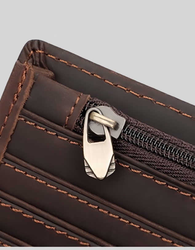 KAJA Clothing - Dark Oak Leather Wallet