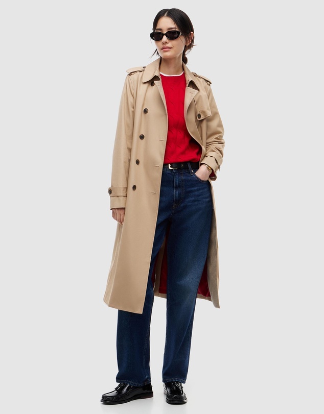 Tommy Hilfiger - Buckle Belt Double Breasted Trench Coat