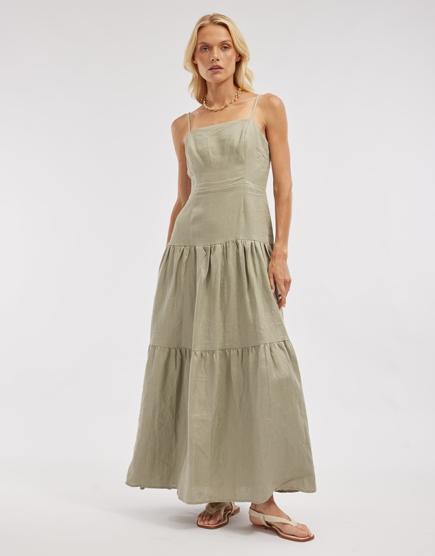 Amelius - Sorrento Linen Maxi Dress
