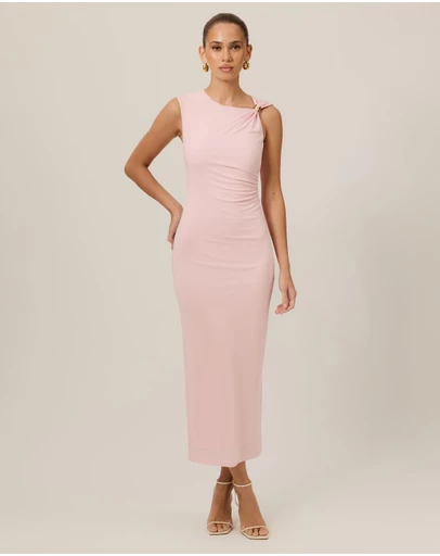 Tussah - Margot Ruched Midi Dress
