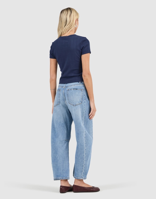 Rolla's - Pointelle Classic Tee - Nay