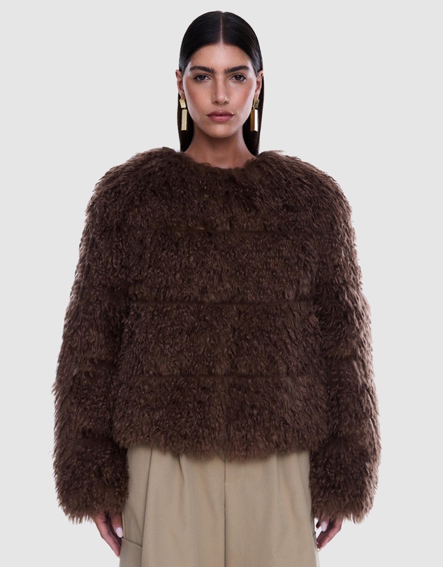 ENA PELLY - Caity Faux Fur Jacket