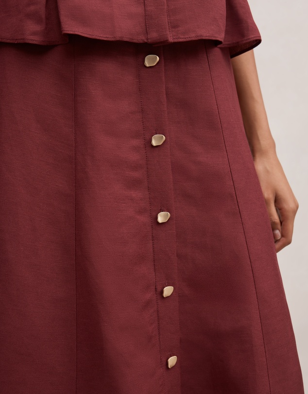 Forever New - Foster Button Maxi Skirt