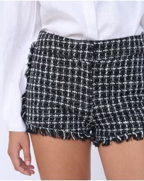 Amelius - Melissa Tweed Mini Shorts