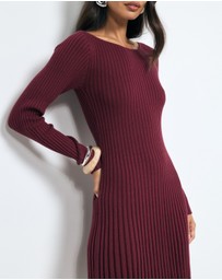 AERE - Leni Organic Cotton Knit Mini Dress