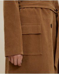 The Fated - Maddie Faux Suede Coat
