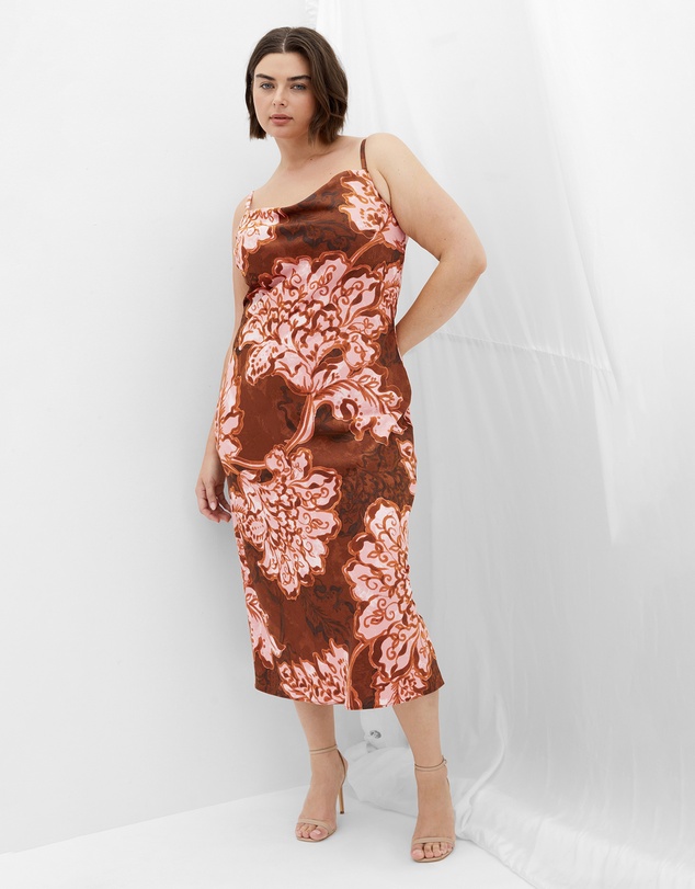 City Chic - Winter Floral Dress