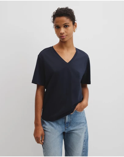 Country Road - Australian Cotton V-neck Neck T-shirt