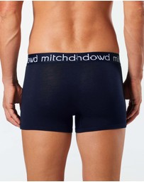 Mitch Dowd - Mens Bamboo Trunk 3 Pack - Navy