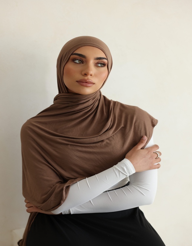 Mod Squad - Luxe Jersey Hijab- Latte