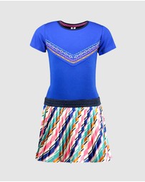 B.Nosy - Pleated Combi Dress - Kids-Teens