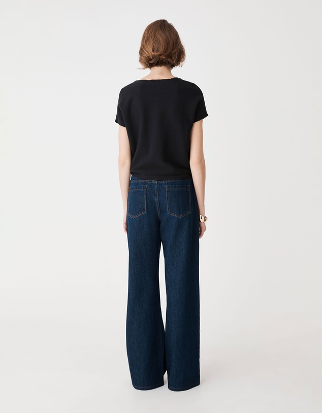 Forcast - Brandy Relaxed Cotton Knit Top