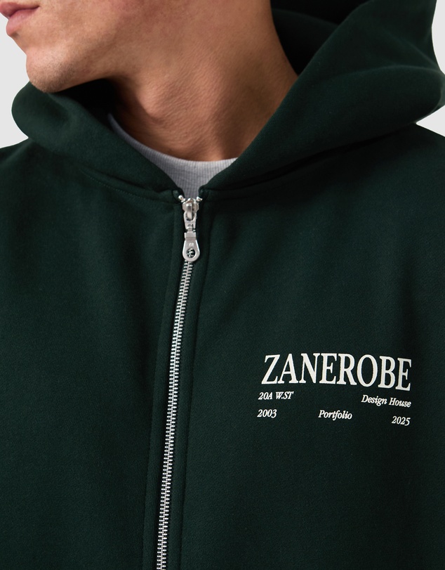 Zanerobe - Ceramic Box Zip Hood Forest