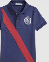 Polo Ralph Lauren - Crest Cotton Jersey Polo Shortalls - Babies