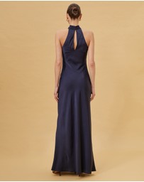 CHANCERY - Juno Twist Halter Maxi Dress