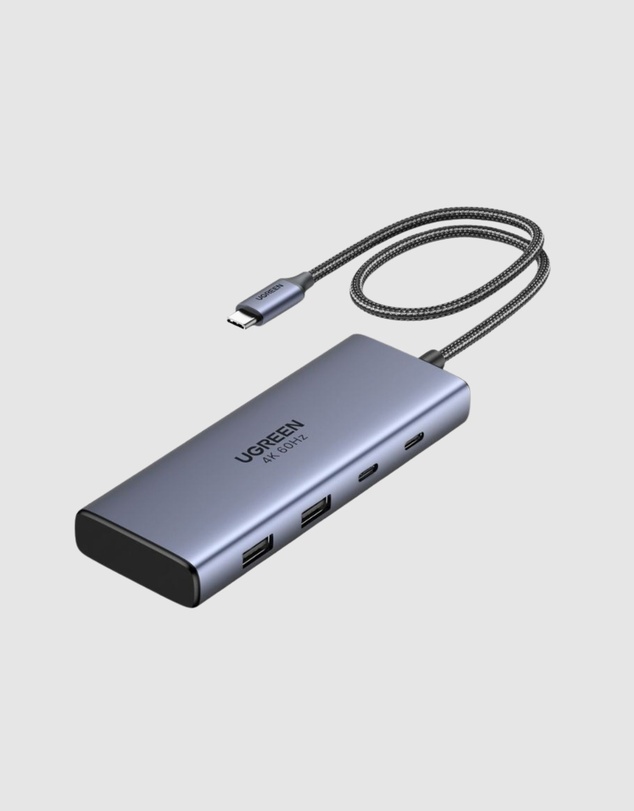 Ugreen - Ugreen 7-in-1 USB C Hub with Dual 4K display