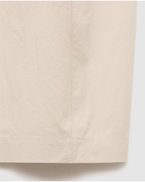 M.N.G - Paper Bag Cotton Trousers
