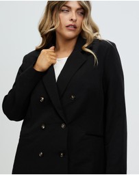 Atmos&Here Curvy - New Jersey Boyfriend Blazer