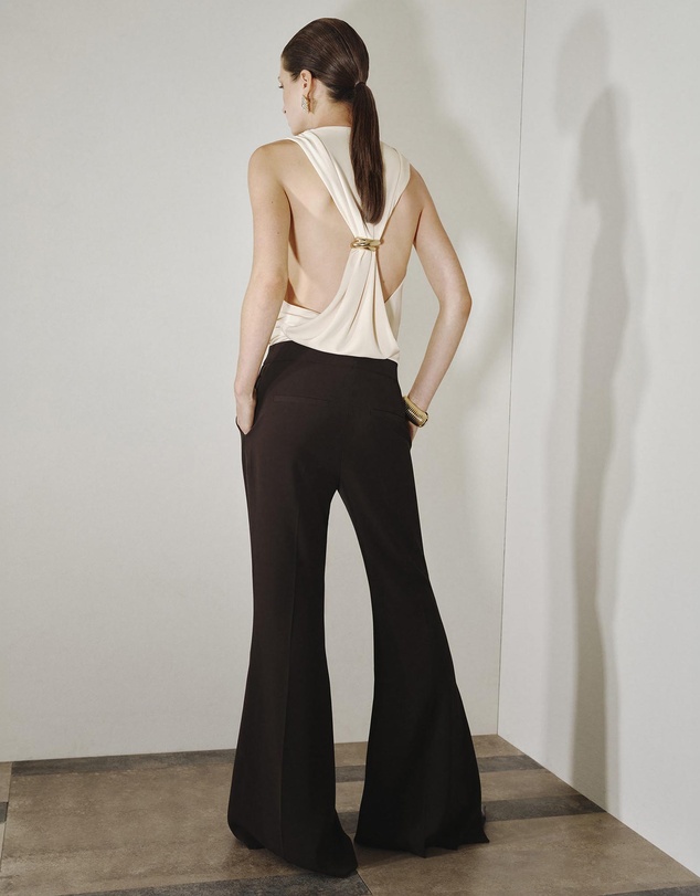 M.N.G - Side Slit Flowy Trousers
