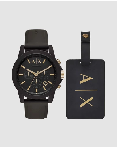 Armani Exchange - Black Chronograph Watch AX7105