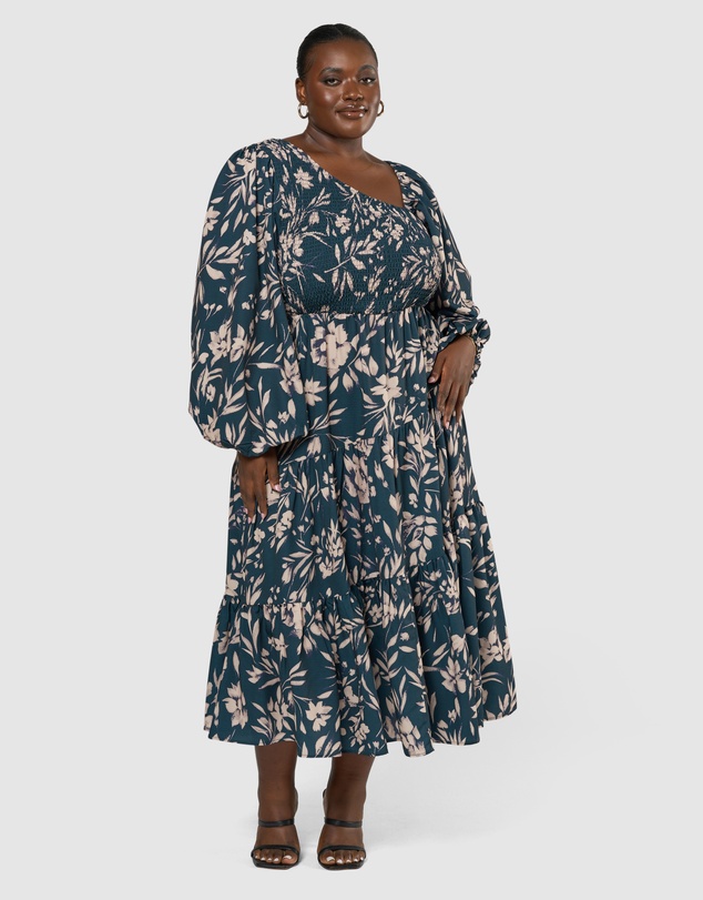 Something 4 Olivia - Loris Asymmetric Midi Dress