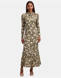 Forever New - Georgia Long Sleeves Mesh Midi Dress