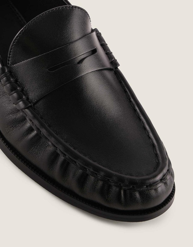 Shelly Shen - Loudi Loafers Black Leather