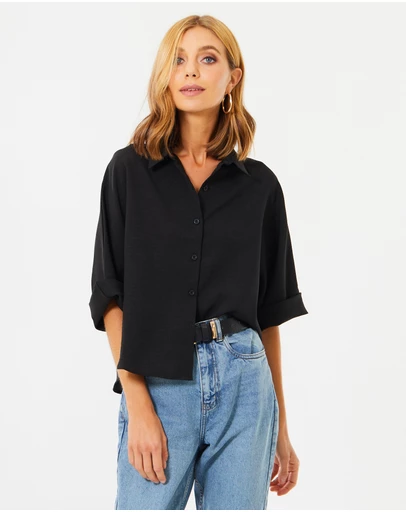 Calli - Rhianna Button Up Shirt
