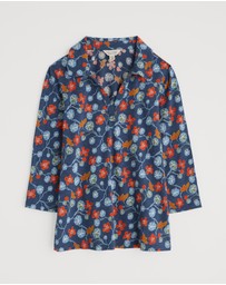 Seasalt - Seasalt Cornwall Blue Wavecrest Shirt