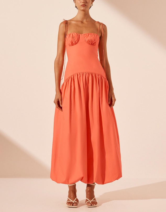 Shona Joy - Maiori Gathered Bubble Midi Dress