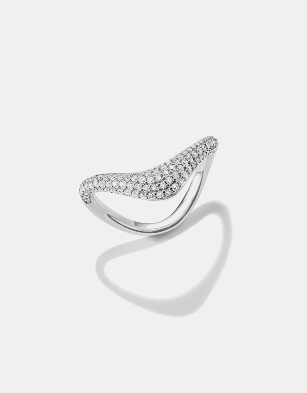 THOMAS SABO - THOMAS SABO Ring with zirconia in wave shape