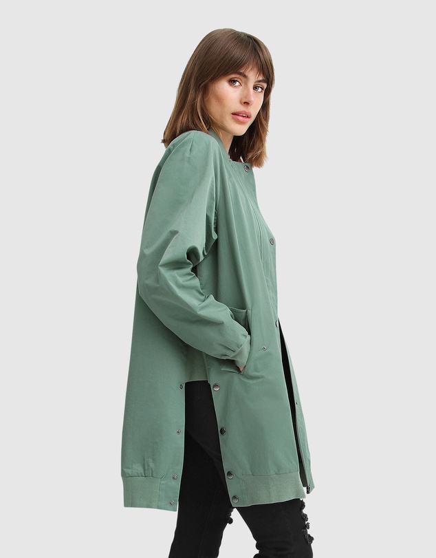 Belle & Bloom - Chasing You Long Bomber Jacket